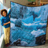 Edged Lightweight Breathable Quilt - Glacier