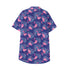 Kid's 115GSM Cotton Poplin Hawaiian Shirt - Flamingo Frolic