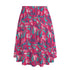 Printed Maxi Skirt with Pockets - Geometric Neon in Berry