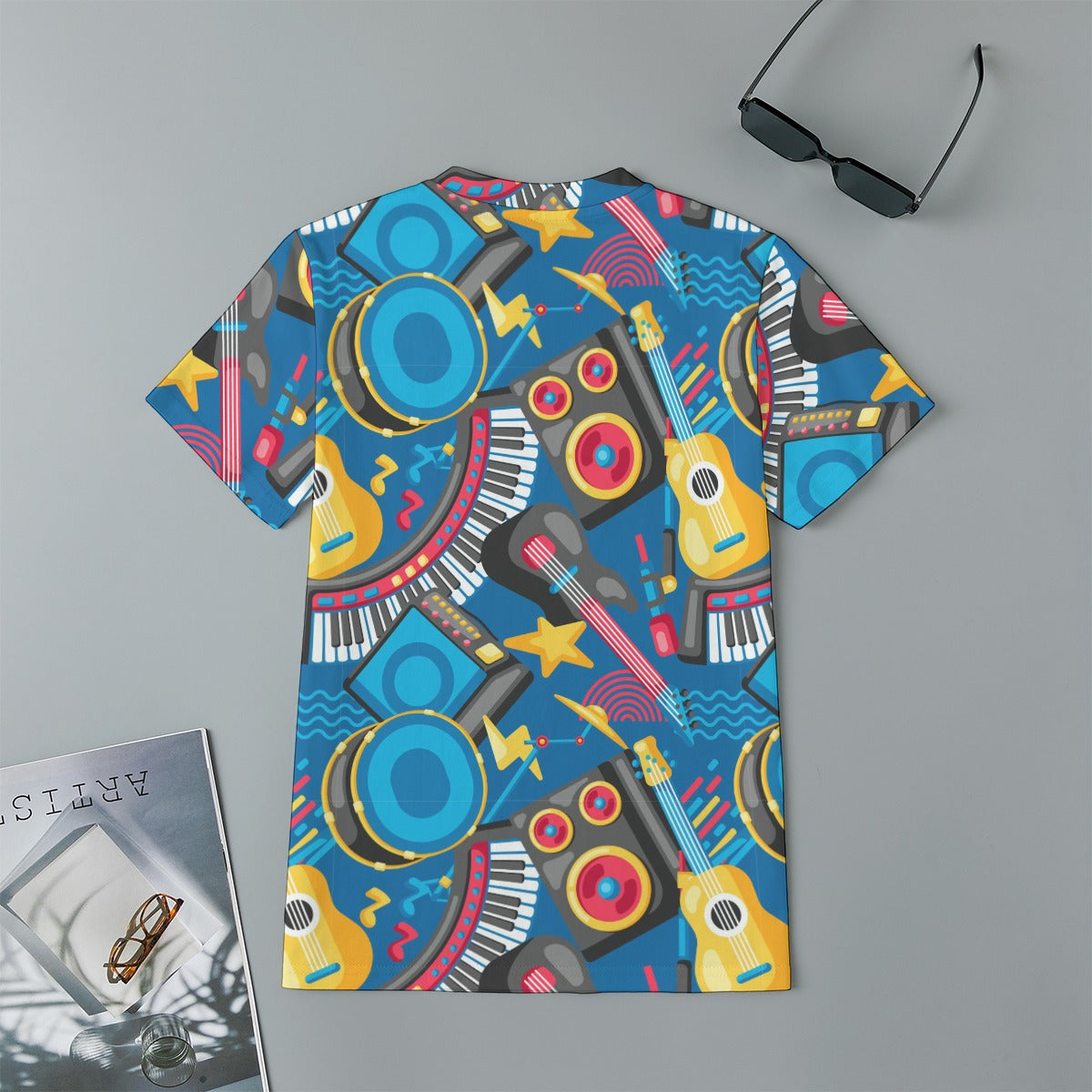 Kids 180GSM Cotton All-Over Print T-Shirt - Music Machine