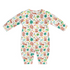 All-Over Print Long-Sleeve Baby Romper - Monkey Business