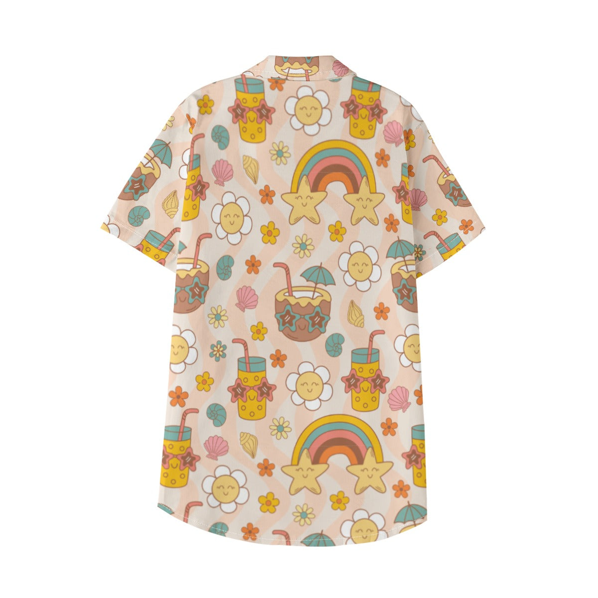 Kid's 115GSM Cotton Poplin Hawaiian Shirt - Sunshine State of Mind