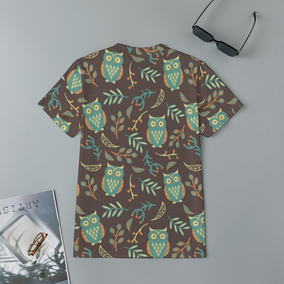 Kids 180GSM Cotton All-Over Print T-Shirt - Owl Be Your Friend