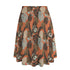 Printed Maxi Skirt with Pockets - Leopards Eye