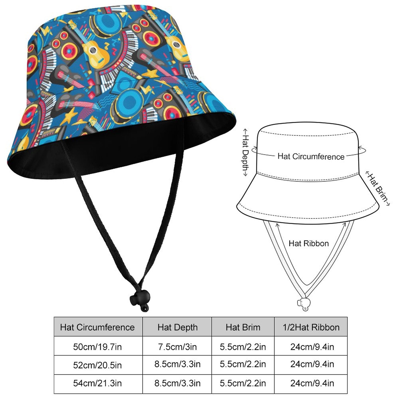 Kid's Bucket Hat - Music Machine