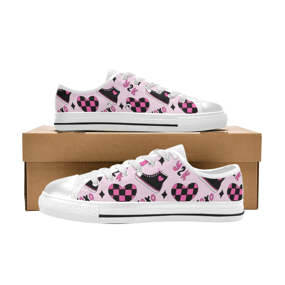 Kid's Low Top Canvas Shoes - XOXO