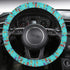 Steering Wheel Cover with Anti-Slip Insert - Ocean Calling