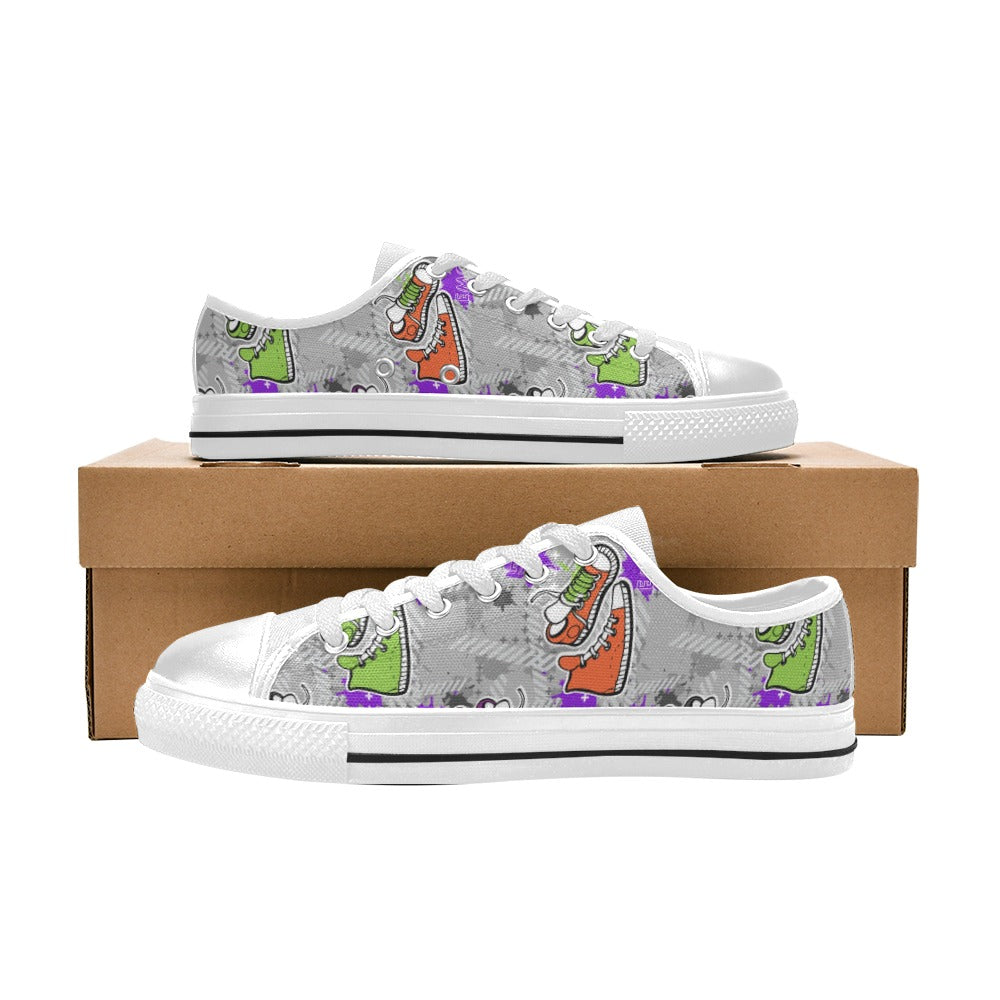 Kid's Low Top Canvas Shoes - Cool Kicks