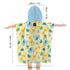 Kids Hooded Terry Cloth Towel - Sunny Safari