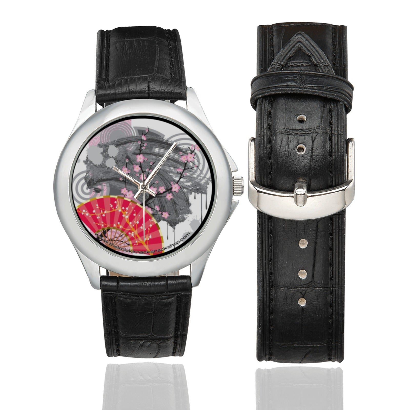 Women's Classic Leather Strap Watch -  Hisseki