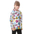 Kid's Heavy Fleece Zip Up Hoodie - Graffiti