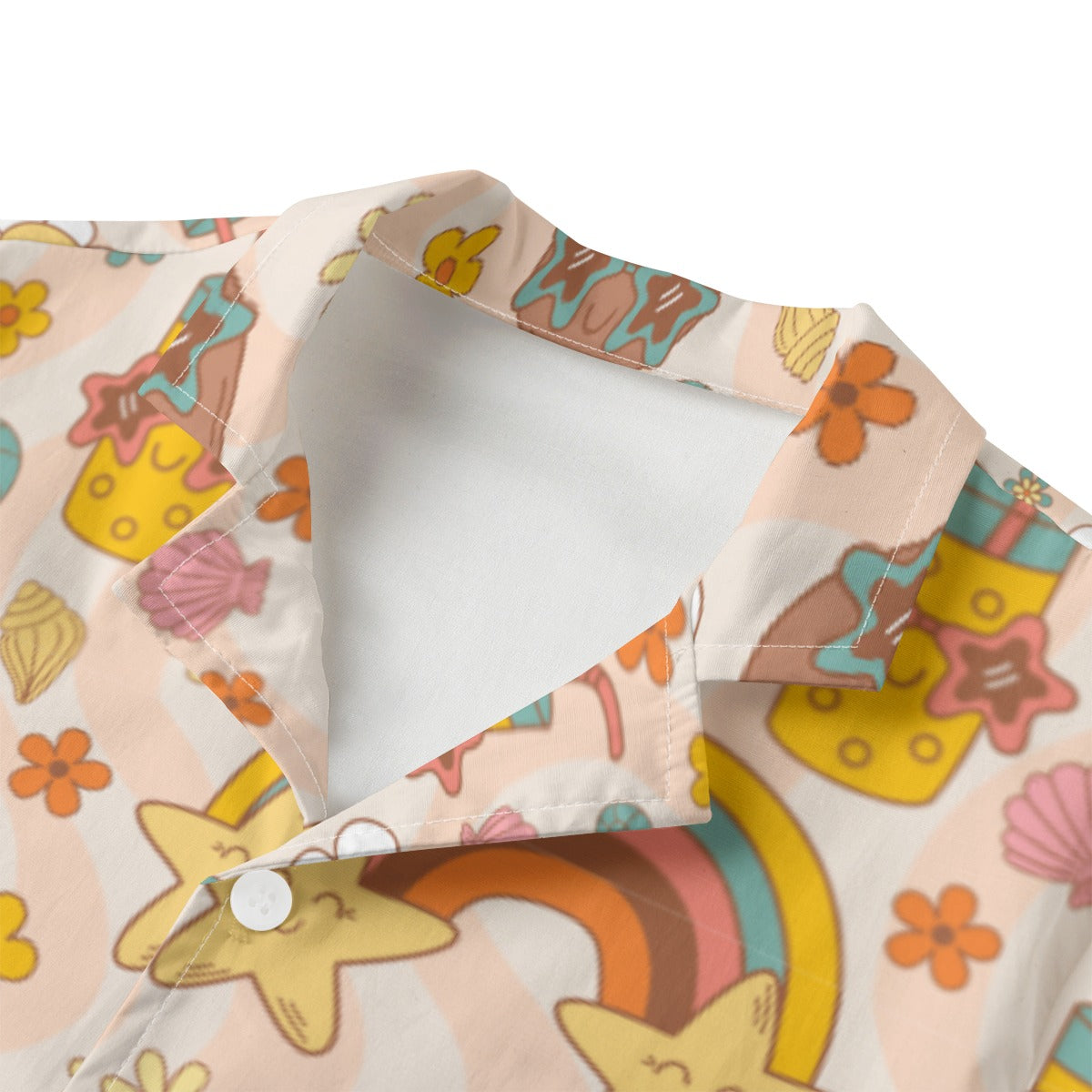 Kid's 115GSM Cotton Poplin Hawaiian Shirt - Sunshine State of Mind