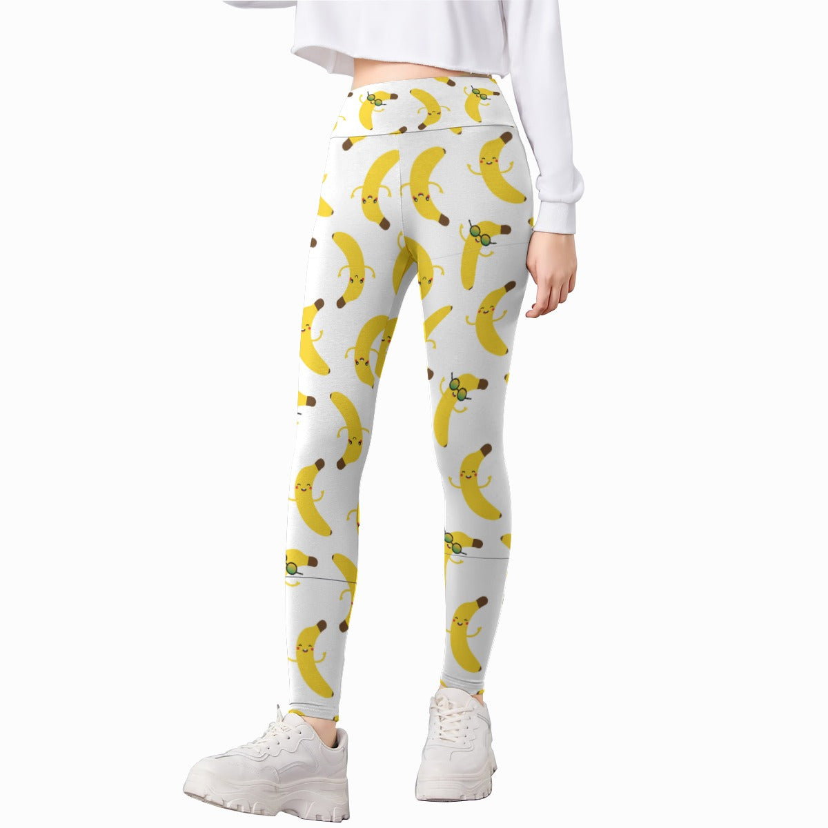 Kids' Printed Leggings - Going Bananas