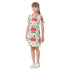 Kid's Short Sleeve T-Shirt Dress - Cherrylicious Pop