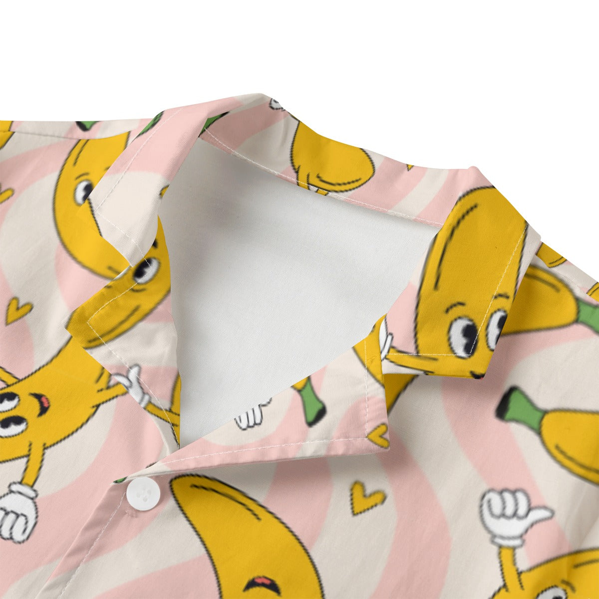 Kid's 115GSM Cotton Poplin Hawaiian Shirt - Banana Boogie