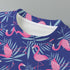 Kids 180GSM Cotton All-Over Print T-Shirt - Flamingo Frolic