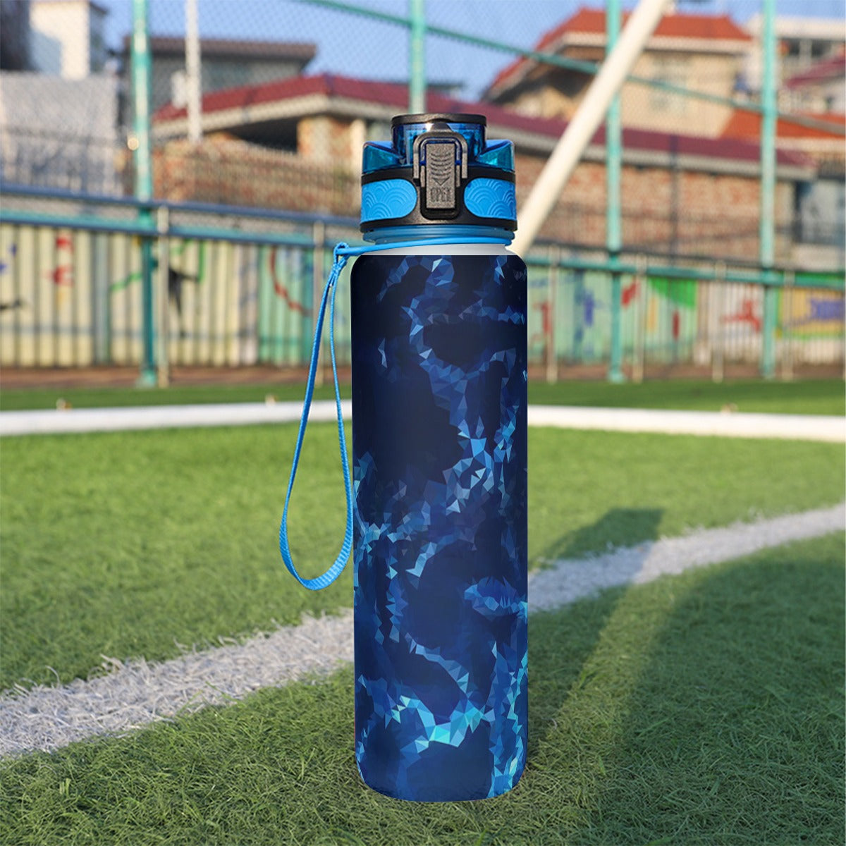 Botella de agua deportiva con filtro de 32 oz - Eléctrica