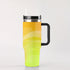 40oz Stainless Steel "Stanley" Tumbler With Handle - Blaze