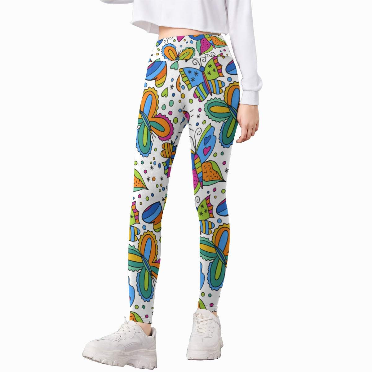 Kids' Printed Leggings - Butterfly Suncatchers