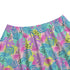 Printed Maxi Skirt with Pockets - Tropical Print in Neon