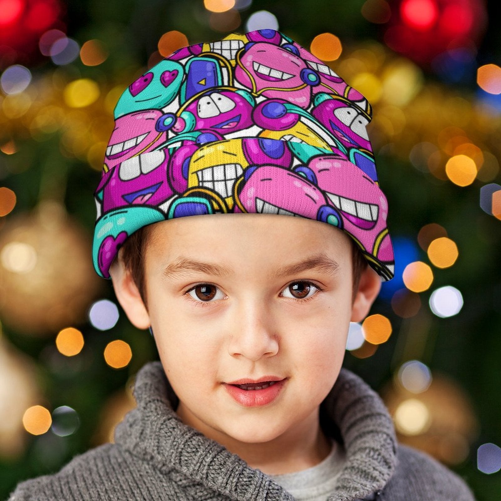 Kids' Knit Beanie - Sweet Beats