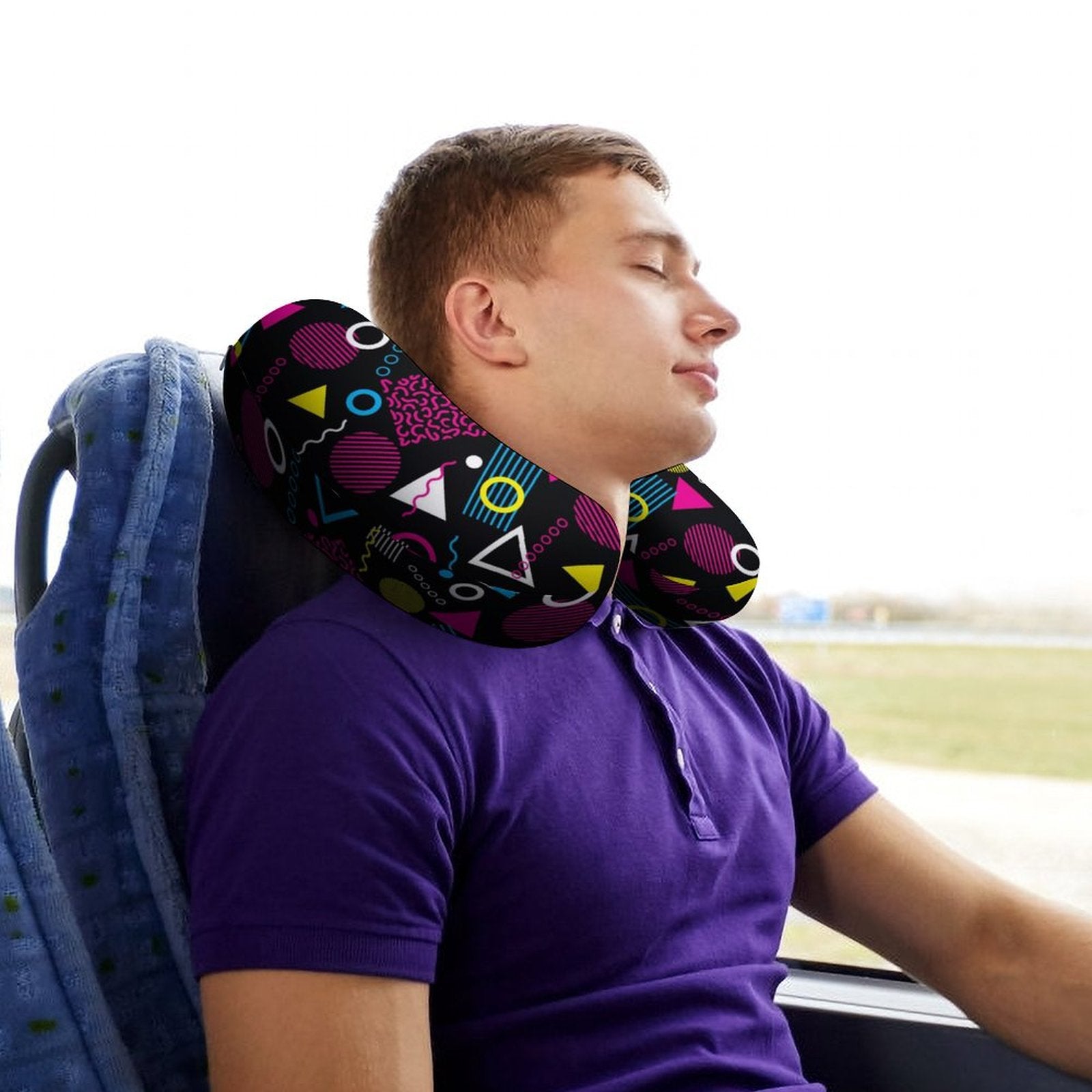 Travel Neck Pillow - 1984 Black