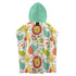 Kids Hooded Terry Cloth Towel - Who's Who at the Zoo