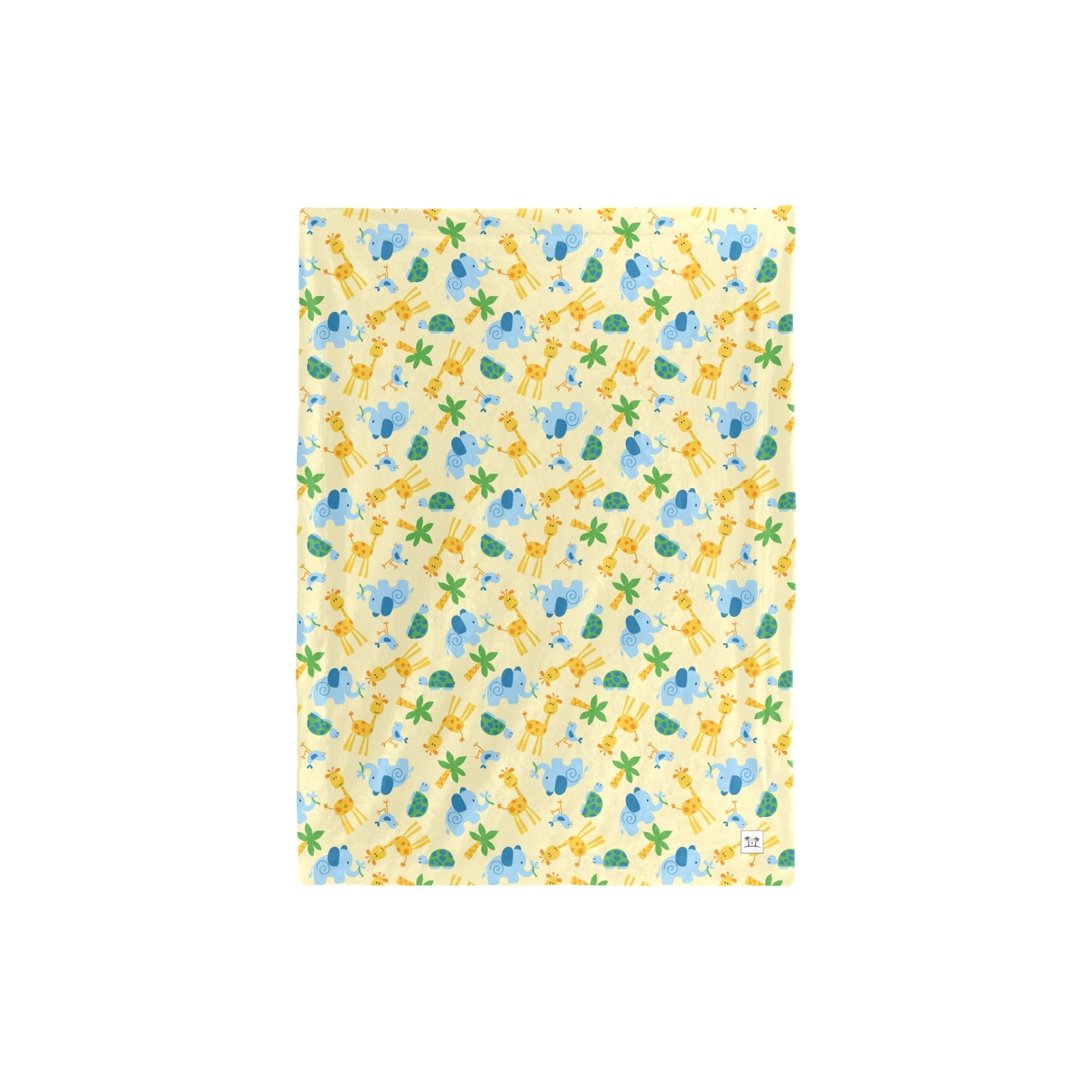 Baby Blanket 30"x40" - Sunny Safari