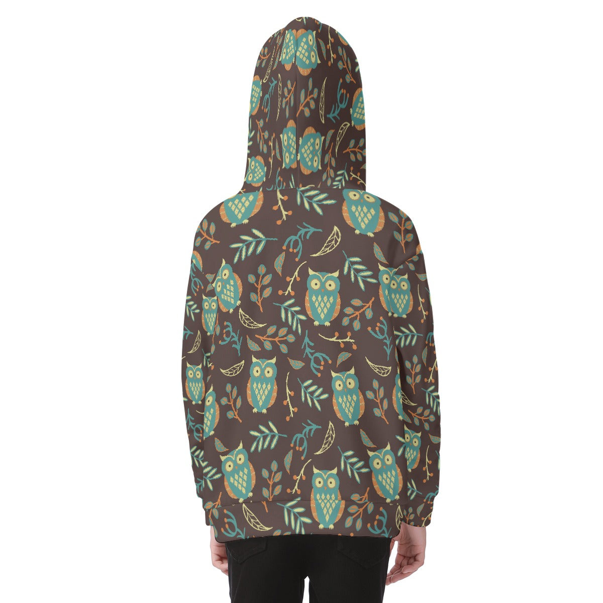 Kid's Heavy Fleece Zip Up Hoodie - Owl Be Your Friend