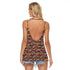 Women's Backless Halter Top - Safari