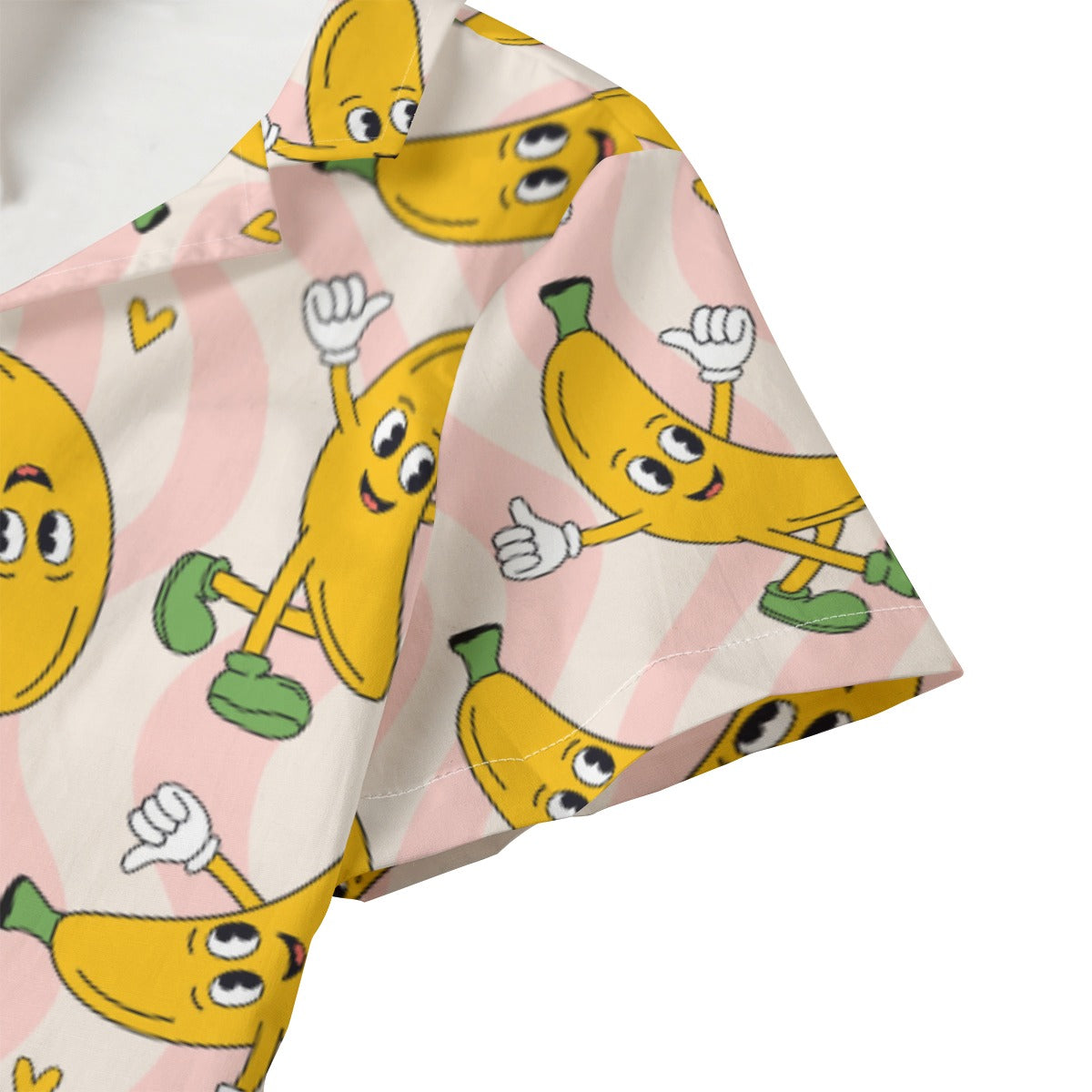 Kid's 115GSM Cotton Poplin Hawaiian Shirt - Banana Boogie