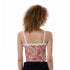Printed Lace-Trim Cami Top - Red Paisley