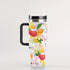 40oz Stainless Steel "Stanley" Tumbler With Handle - Mango Mania