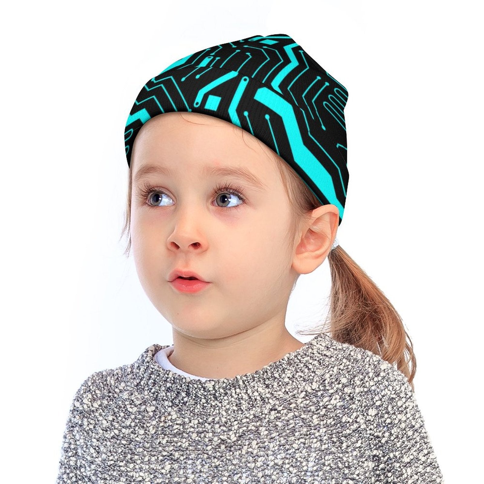 Kids' Knit Beanie - TRON