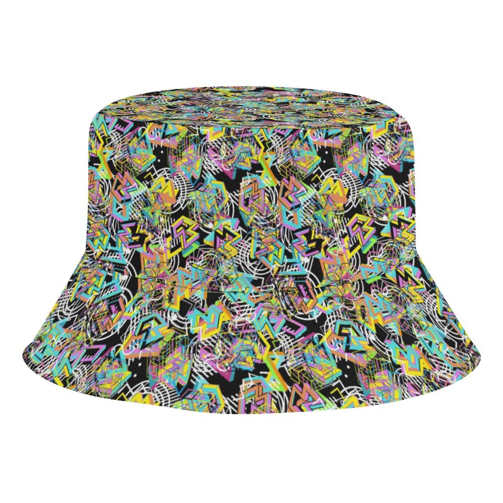 Kid's Bucket Hat - Neon Nexus