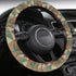 Steering Wheel Cover with Anti-Slip Insert - Geometric Waves