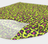 Diadema de tela envolvente - Leopardo neón