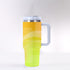 40oz Stainless Steel "Stanley" Tumbler With Handle - Blaze