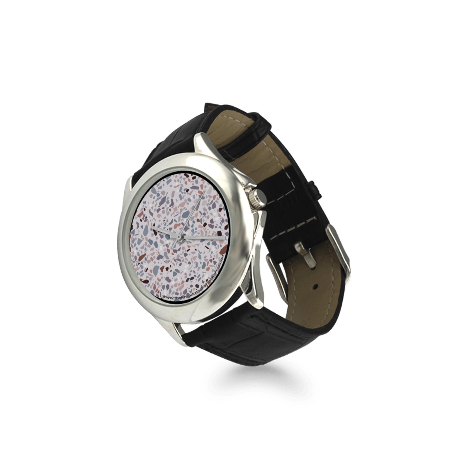 Women's Classic Leather Strap Watch - Pink Granite