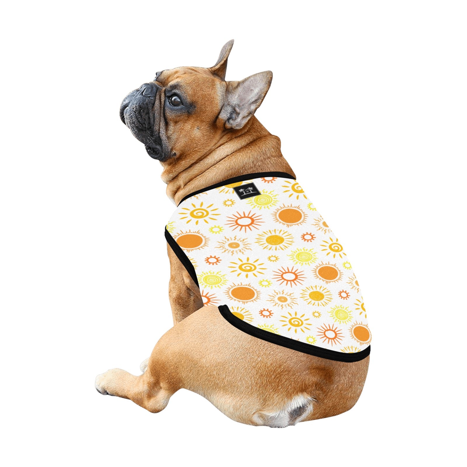 Camiseta sin mangas ligera para mascotas con estampado integral - Día soleado