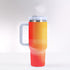 40oz Stainless Steel "Stanley" Tumbler With Handle - Blaze