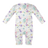 All-Over Print Long-Sleeve Baby Romper - Goodnight, Moon (Purple)