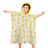 Kids Hooded Terry Cloth Towel - Ducks in a Row (Cream)