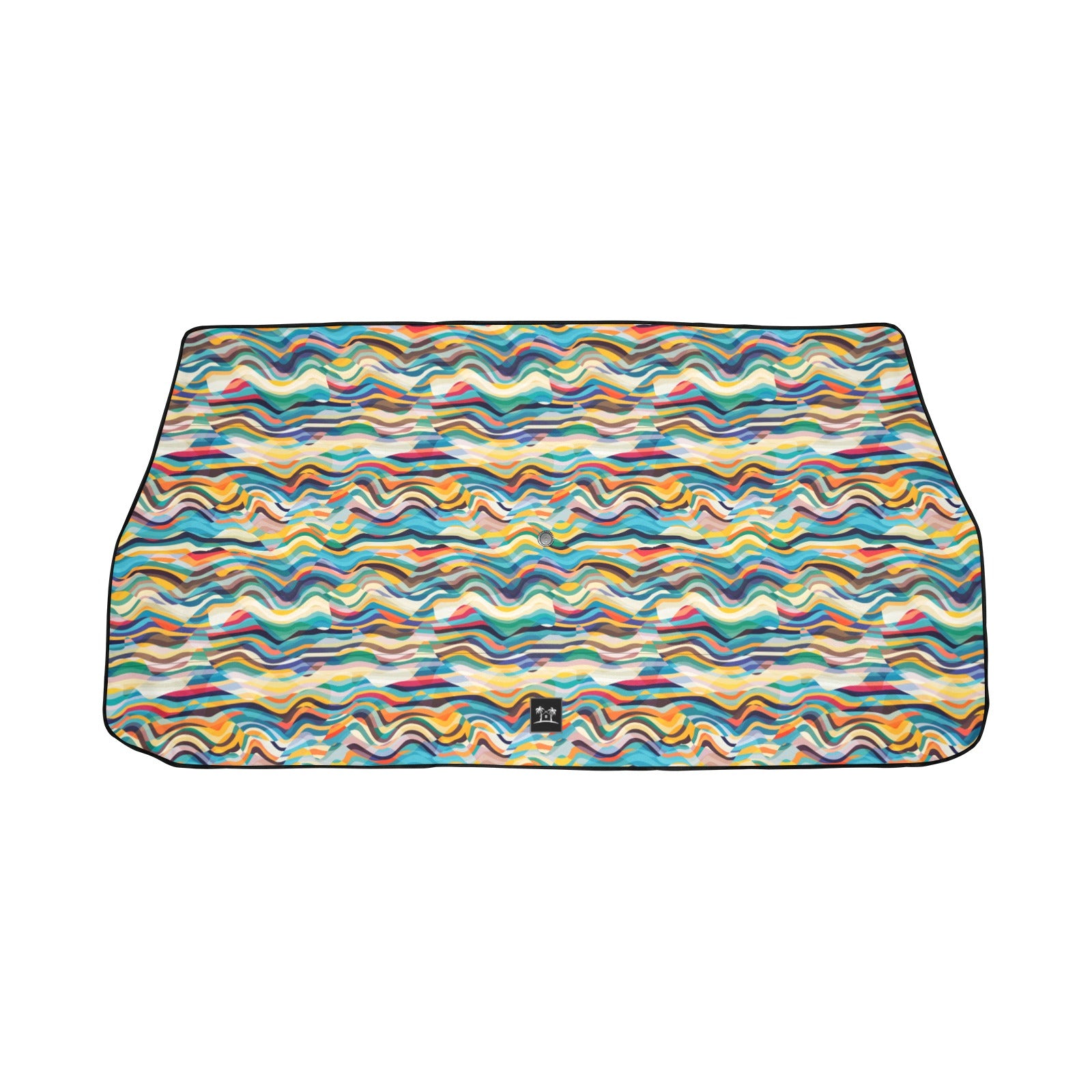 Car Umbrella Sun Shade - Mosaic Waves