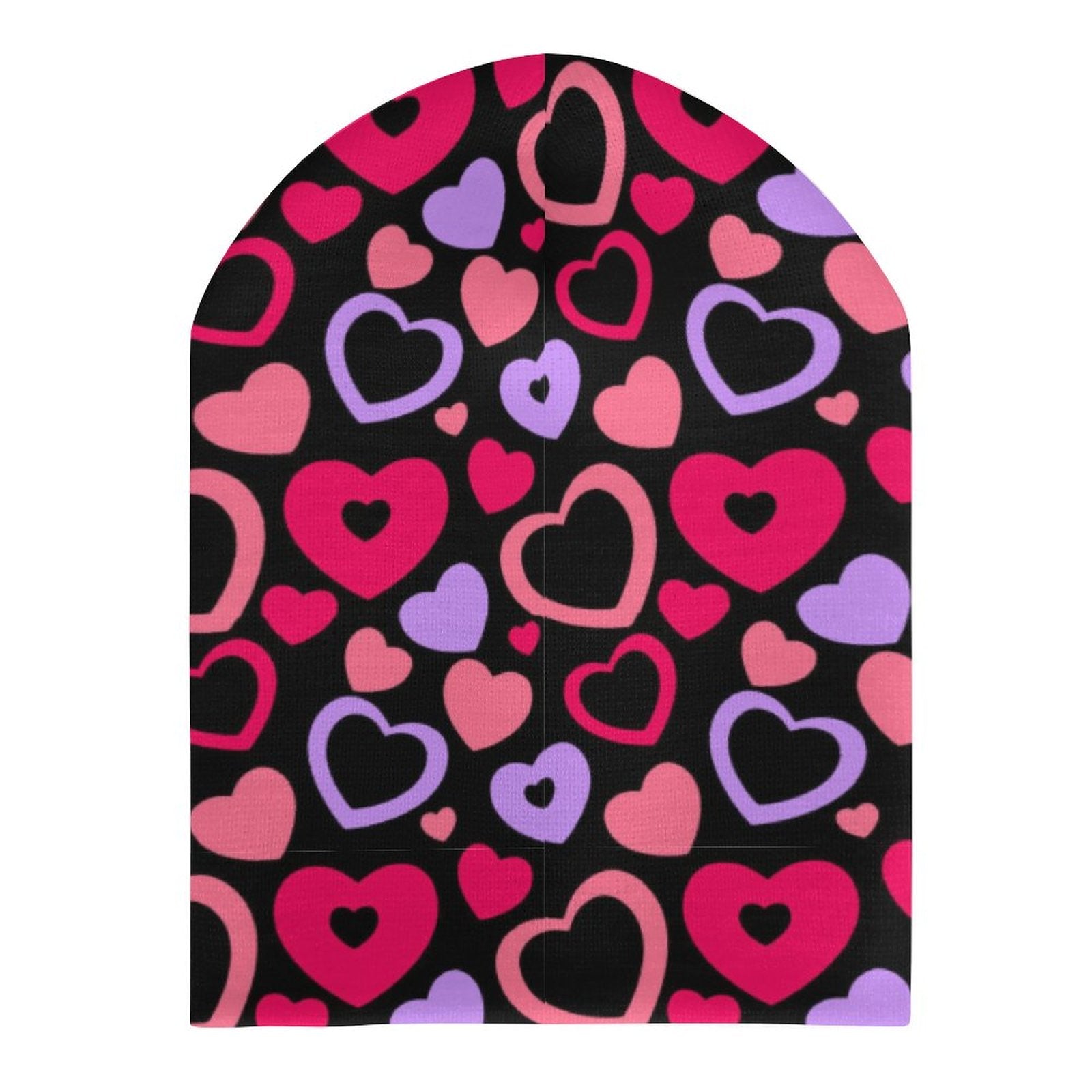 Kids' Knit Beanie - Hollow Hearts