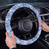 Steering Wheel Cover with Anti-Slip Insert - Fingerprints