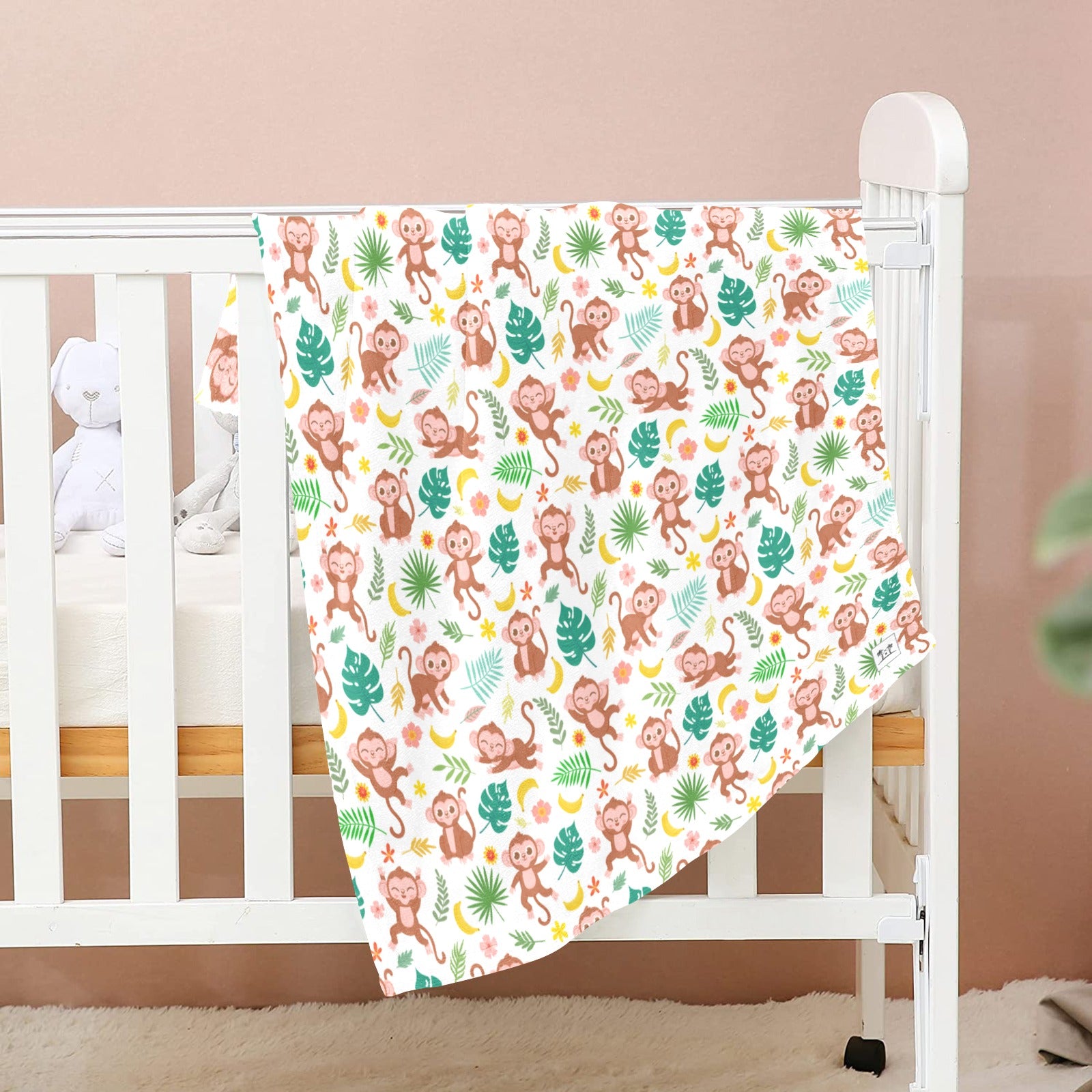 Baby Blanket 30"x40" - Monkey Business