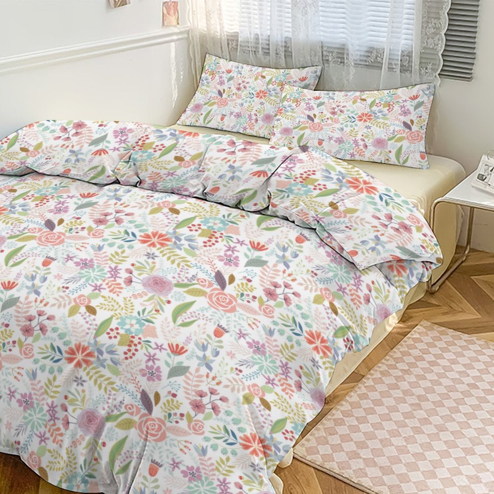 3-Piece Bedding Set - Antique Floral