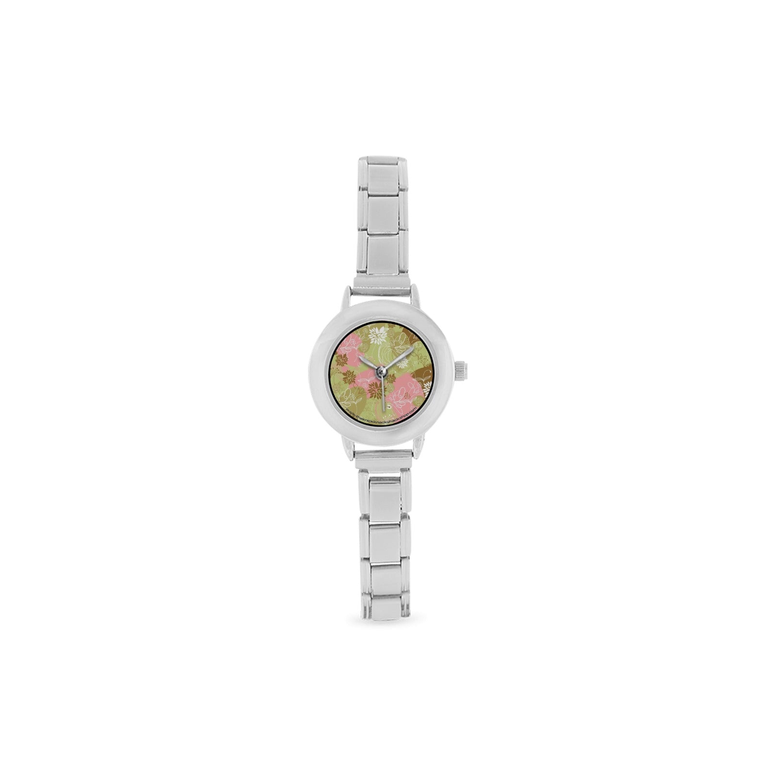 Women's Italian Charm Watch - Botanical Green