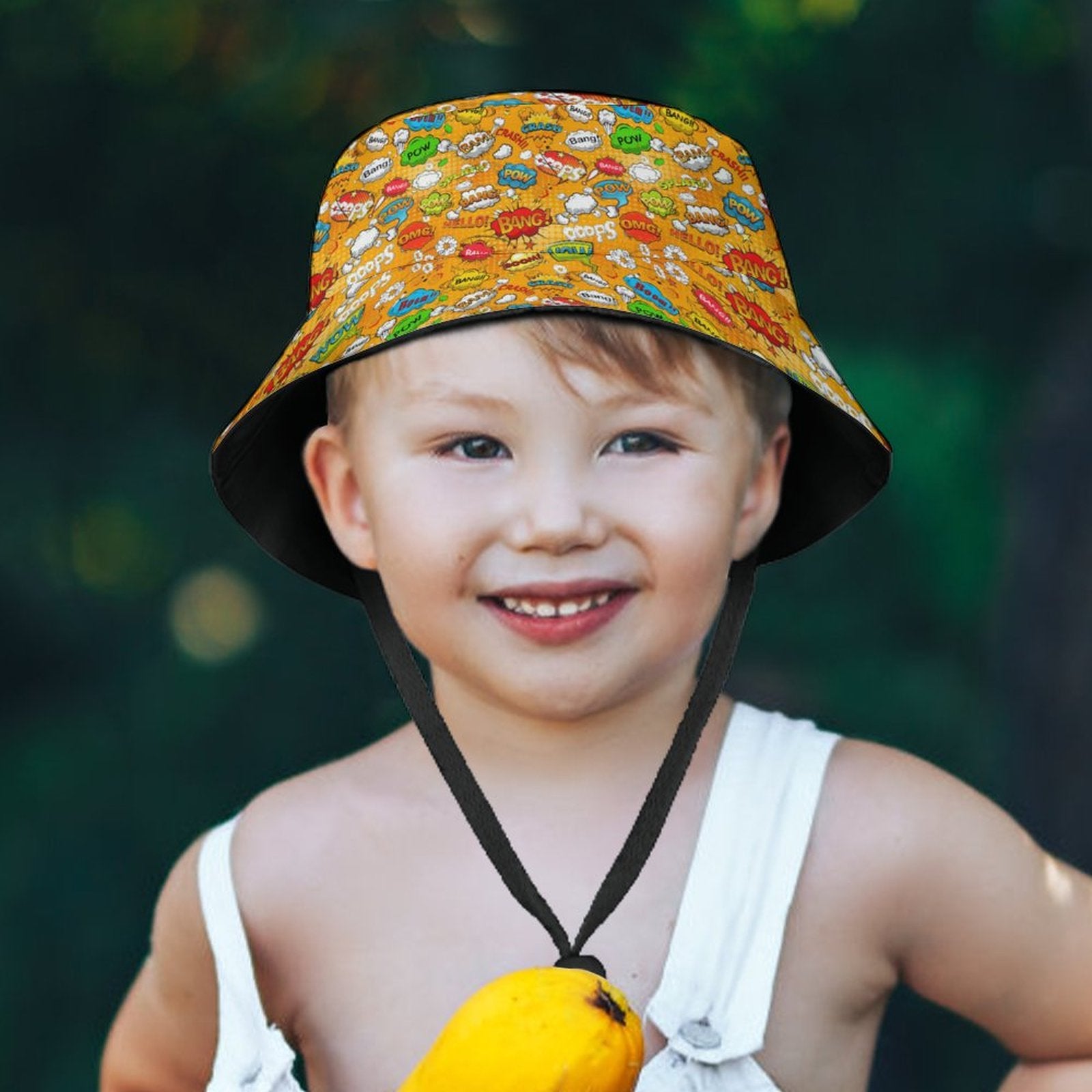 Kid's Bucket Hat - Comic Book Chaos